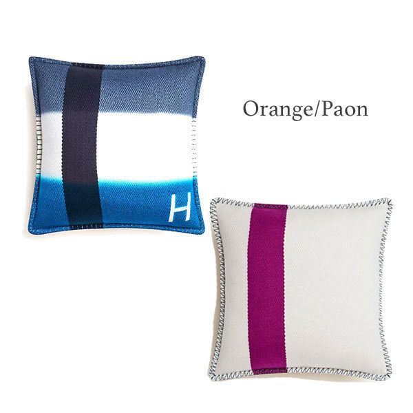 エルメス クッションコピー円高還元 手織り手染めカシミア100％ H Dye クッションH103339M