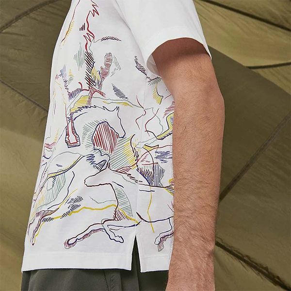 エルメス Cavalcade ロゴTシャツ コピーN級品半袖 コットン 偽物 新色☆希少H257830HA90SM