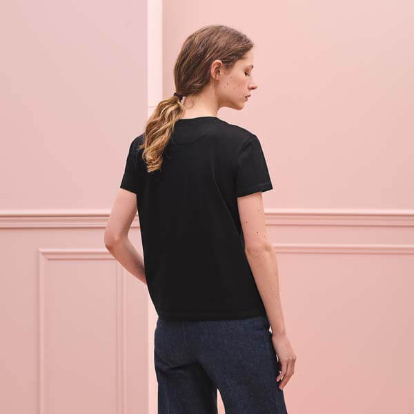 【エルメス Tシャツ 偽物】肌触りのいいコットンTシャツ レディース T-shirt H0H4603DZ9036