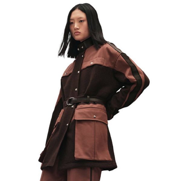 2021AW新作 エルメス パーカー コピー フランネル ウール カシミア