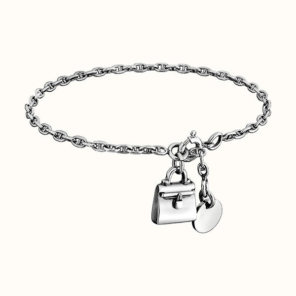 エルメス ケリー コピーシルバー ブレスレット アムレット Kelly