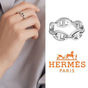 シェーヌダンクル 偽物 エルメス シェーヌダンクル リング コピー Bague Chaine D\'Ancre EnchaineeリングPM
