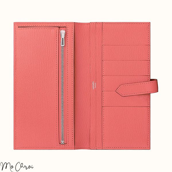 希少！【エルメス】Bearn Soufflet Wallet ベアンスフレ 偽物