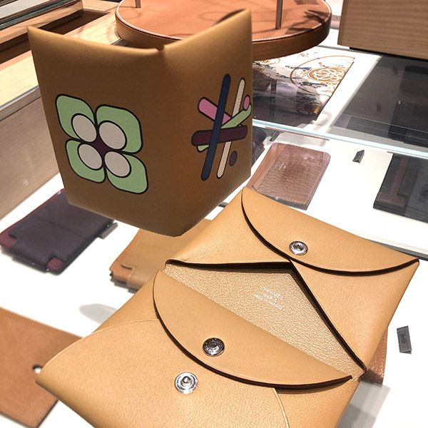 エルメス【カルヴィ 偽物 DUO imprime】Porte-Cartes 2023春夏