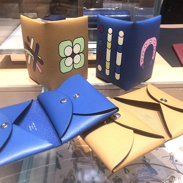 エルメス【カルヴィ 偽物 DUO imprime】Porte-Cartes 2023春夏