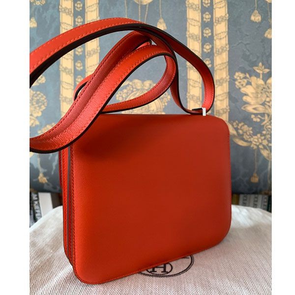 エルメス コンスタンス ミニ18 マーブル capucine H082392CK 17