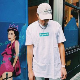 【シュプリーム x ティファニー】Box Logo Tee ボックスロゴ Tシャツ 偽物