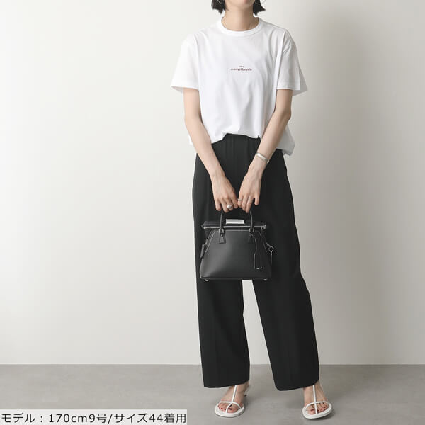 21SS【メゾンマルジェラ Tシャツ コピー】ディストーテッド ロゴTシャツ コットン100％