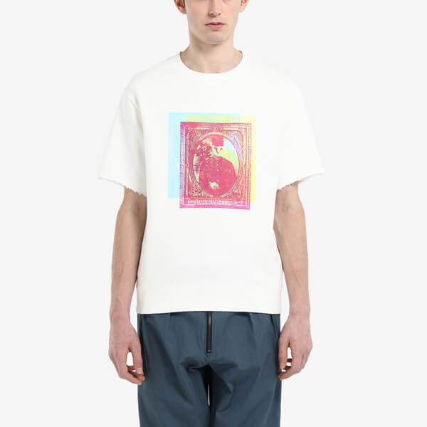 SALE メゾンマルジェラ Tシャツ パロディ スタンプ スウェット Tシャツ 3色