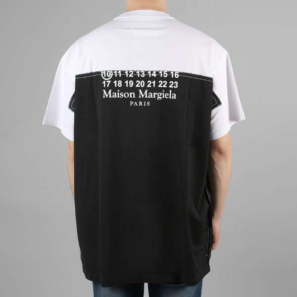 ☆人気☆ マルジェラ トミーキャッシュ 偽物 メゾンマルジェラ Tシャツ コピー レタリング 半袖Tシャツ