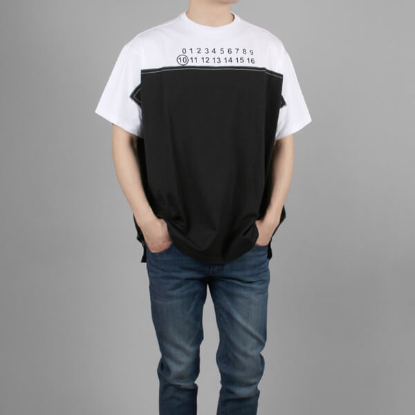 ☆人気☆ マルジェラ トミーキャッシュ 偽物 メゾンマルジェラ Tシャツ コピー レタリング 半袖Tシャツ