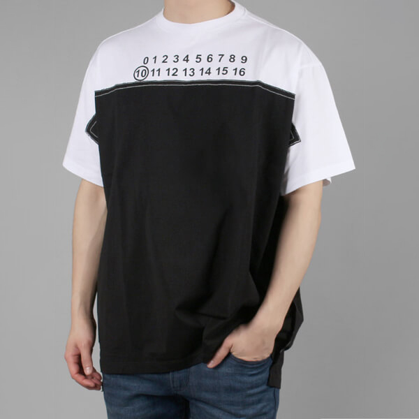 ☆人気☆ マルジェラ トミーキャッシュ 偽物 メゾンマルジェラ Tシャツ コピー レタリング 半袖Tシャツ