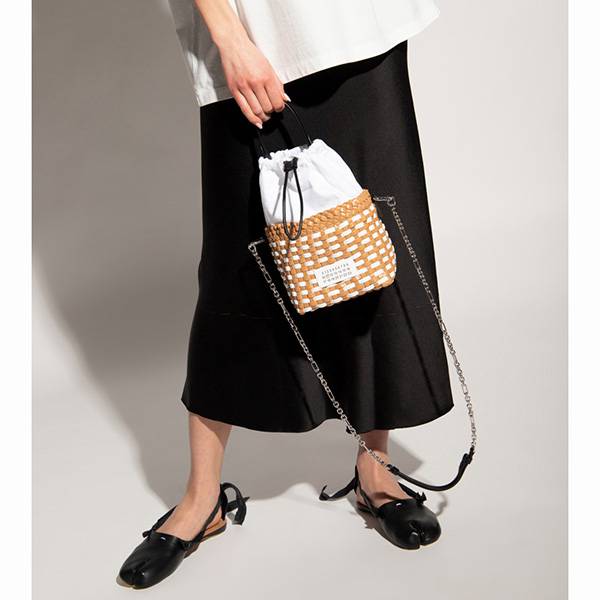 【メゾンマルジェラ かごバッグ コピー】5AC BUCKET BAG S61WG0105 P0344 H6146