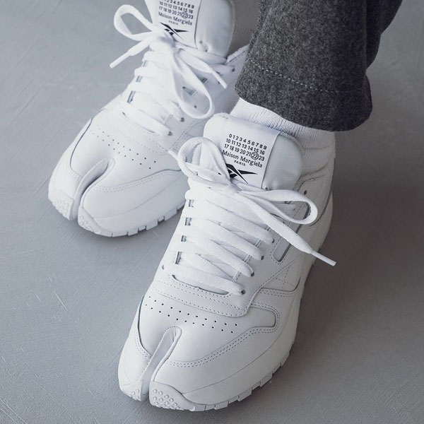 メゾンマルジェラ リーボック スニーカー コピー【限定コラボ】X REEBOK Classic Leather Tabi