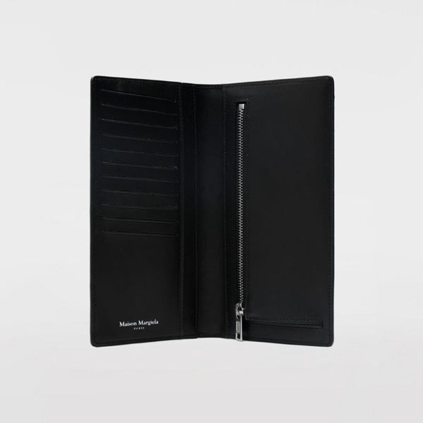 ★メゾンマルジェラ 財布 コピー★メンズ二つ折り長財布/黒 S55UI0202P2714T8013