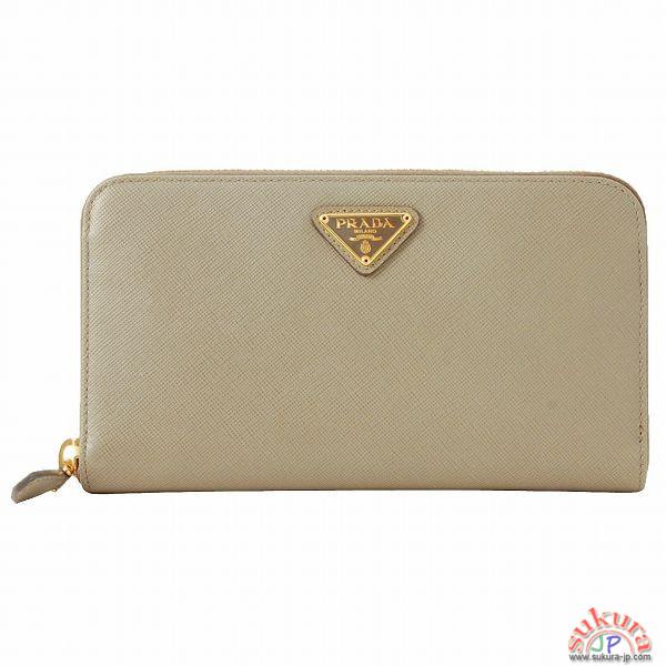 プラダ SAFFIANO OROロゴプレート付き長財布 1M0506 QHH 572