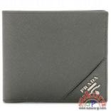 プラダ MEN\'S SAF.METAL型押しレザー2つ折り財布 2M0738 QME 048
