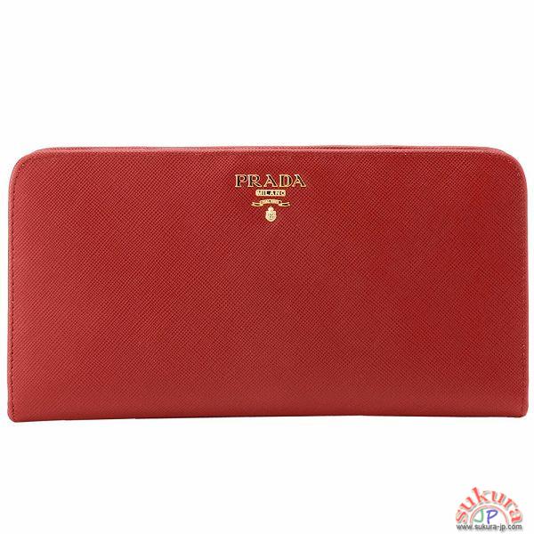 プラダ SAFFIANO METAL OROロゴプレート付き長財布 1M1265 QWA 68Z