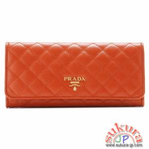 プラダ SAFFIANO QUILTING2つ折りキルティング長財布 1M1132 2AEI S73