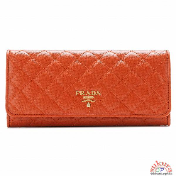 プラダ SAFFIANO QUILTING2つ折りキルティング長財布 1M1132 2AEI S73