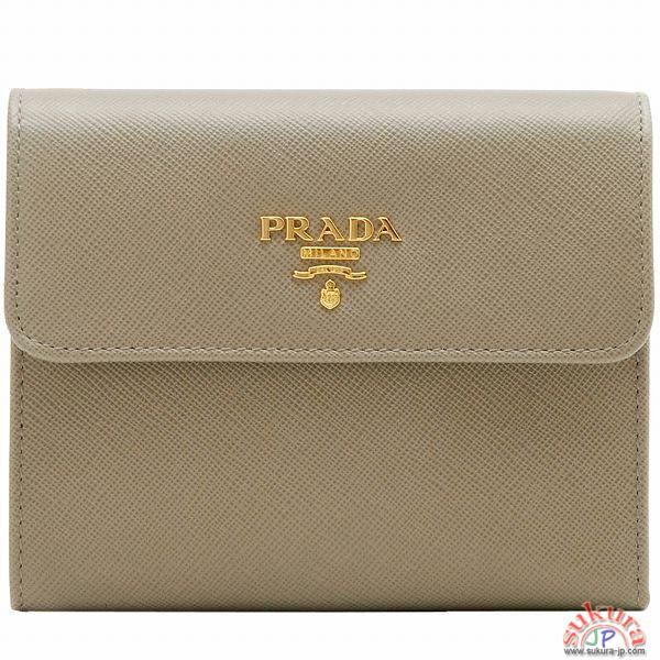 プラダ SAFFIANO METAL ORO2つ折り財布 1M0170 QWA 572
