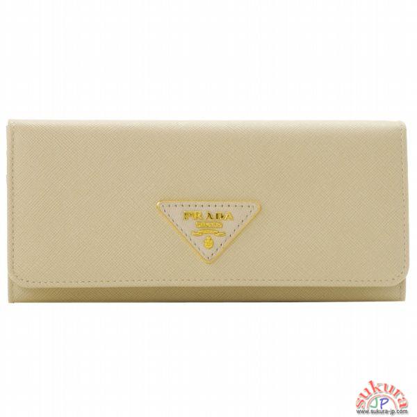 プラダ SAFFIANO TRIANGOLO 2つ折り長財布 1M1132 ZLR 507
