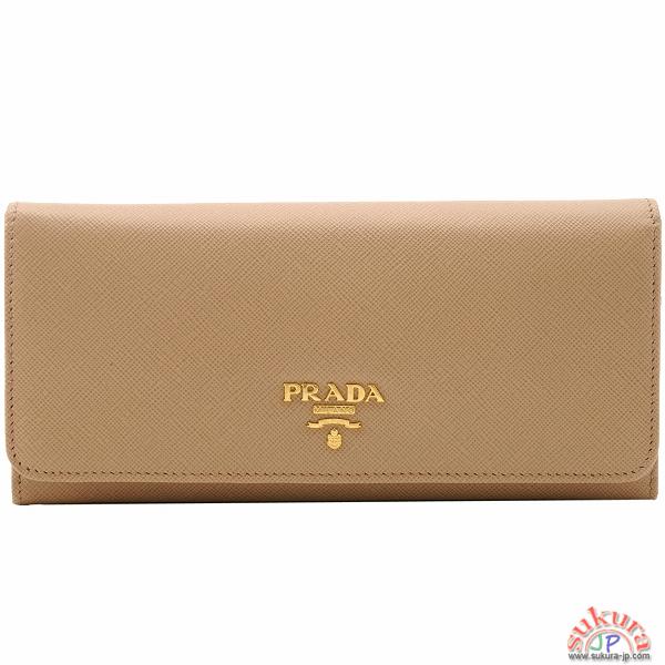 プラダコピー SAFFIANO METAL ORO2つ折り長財布 1M1132 QWA 770