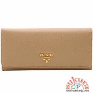 プラダコピー SAFFIANO METAL ORO2つ折り長財布 1M1132 QWA 770
