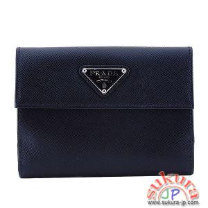 プラダコピー Wホックコンパクト折り財布 1M0523