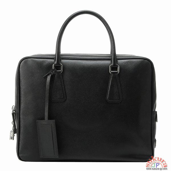 プラダ SAFFIANO TRAVEL南京錠付きビジネスバッグ VS0305
