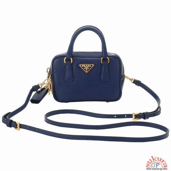 プラダコピー SAFFIANO LUXストラップ付きミニハンドバッグ BL0705