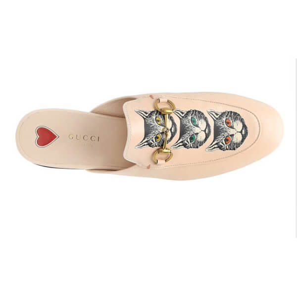 【SALE】グッチ フリップフロップ 偽物 グッチ〔プリンスタウン〕猫ホースビットミュール