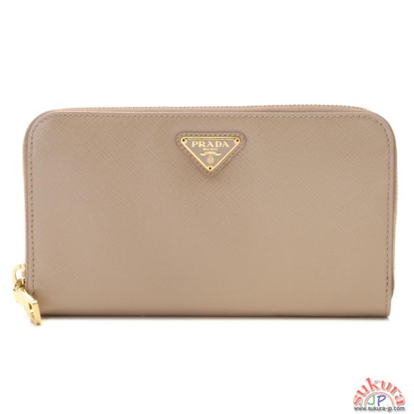 プラダ レザー ラウンドファスナー長財布 1M0506 2AO6 770