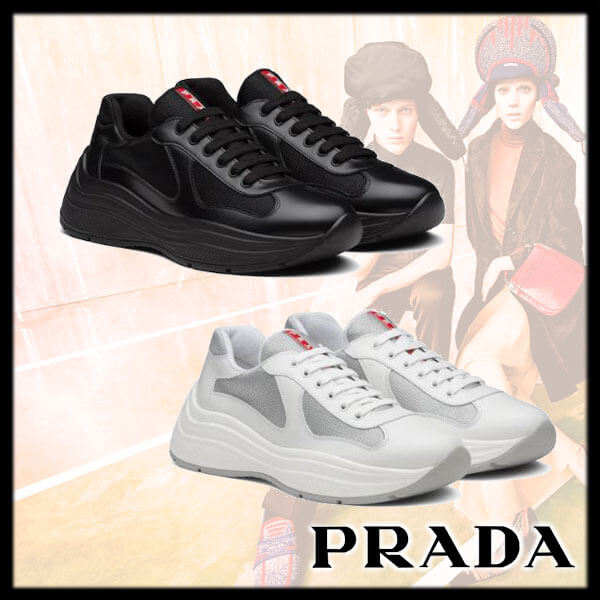 2020SS PRADA プラダ スニーカー コピー アメリカズカップ スニーカー 4E3494_6GW_F0002