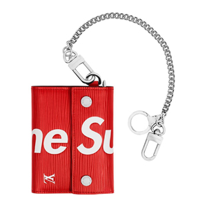 21-22AW新作 シュプリーム ヴィトン 財布 偽物 ルイヴィトン シュプリーム Chain Wallet ウォレット チェーン 財布