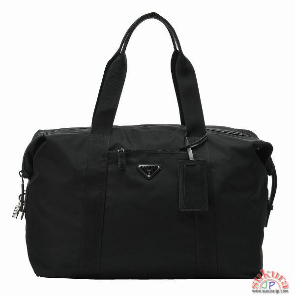 プラダ TESSUTOO SAFFIANOロゴ入りナイロンボストンバッグ VA0796