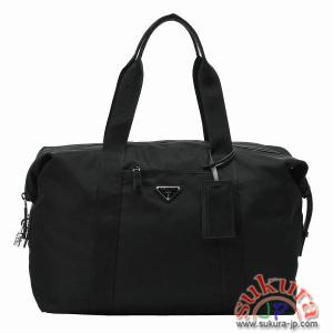プラダ TESSUTOO SAFFIANOロゴ入りナイロンボストンバッグ VA0796
