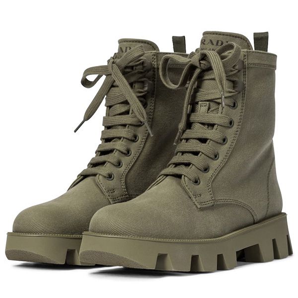 [プラダ コンバットブーツ コピー] Canvas combat boots キャンバスコンバットブーツ 欲しい超限定
