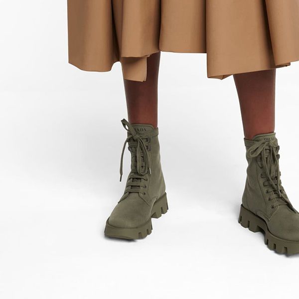 [プラダ コンバットブーツ コピー] Canvas combat boots キャンバスコンバットブーツ 欲しい超限定