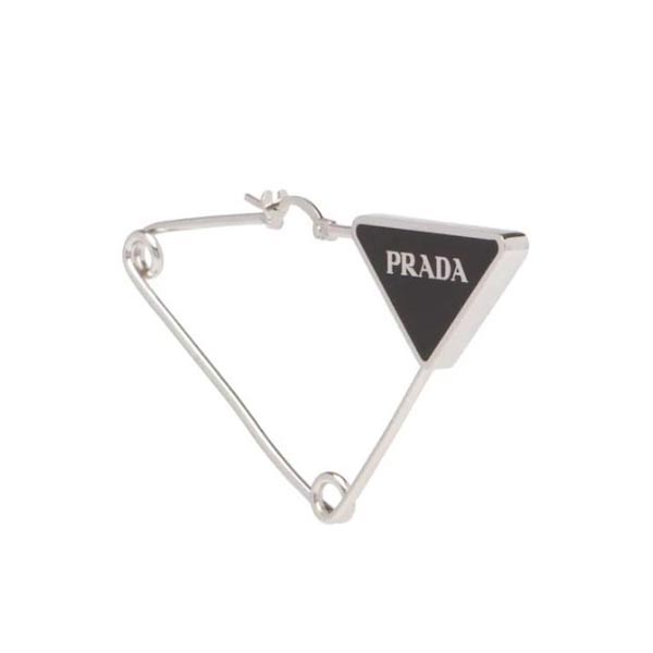 プラダ シンボル シングル ピアス 偽物 21SS PRADA 1JO726_2DSQ_F0H76