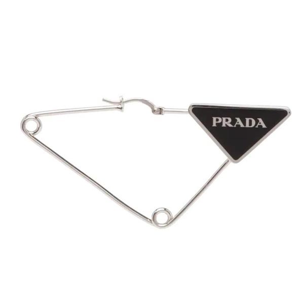 プラダ シンボル シングル ピアス 偽物 21SS PRADA 1JO726_2DSQ_F0H76