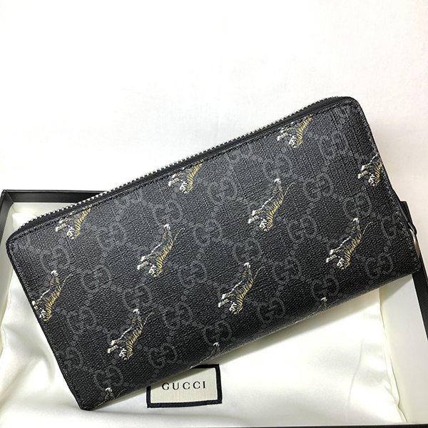 ★グッチ 財布 コピー タイガープリント ラウンドジップ 長財布 575135 G2BAN 1087 