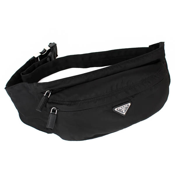 プラダ ウエストポーチ コピー☆PRADA ロゴ 付き ナイロン製 ベルトバッグ 2VL132 WOX 973 F0002