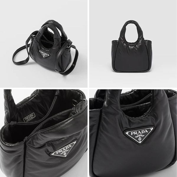 プラダ ソフトパデッドナッパレザー 偽物 ミニハンドバッグ 7色 1BA3592DYIF0002VOVO