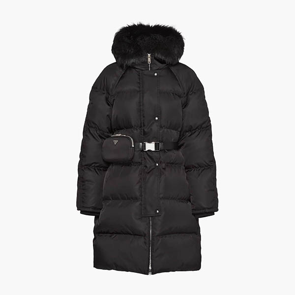 プラダ ダウン 偽物 入手困難 欲しい超限定Re-Nylon gabardine puffercoat ダウンジャケット 291812_1WQ8_F0002_S_202