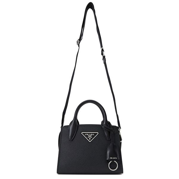 プラダ ハンドバッグ 偽物★送料関税込★SAFFIANO Monochrome Ba.g★