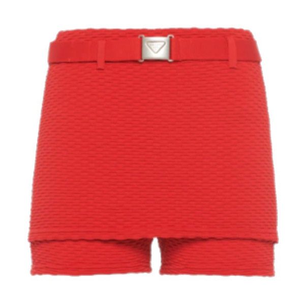 【プラダ】ジャカード ショートパンツ 偽物 FROM THE RUNWAY P222GH_107N_F077G_S_221