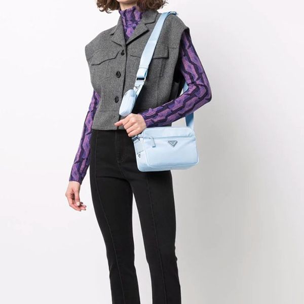 プラダ Re-nylon ショルダーバッグ 偽物 トライアングルロゴ 2WAY 4色 1BC167VB1MRV44F0E18