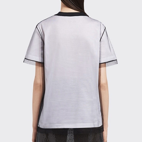完売必須【プラダ】チュール ジャージ Tシャツ 偽物