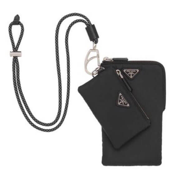 プラダ ナイロンポーチ コピー【PRADA】スマホも収納可能ストラップ ナイロンポーチ 2TT091